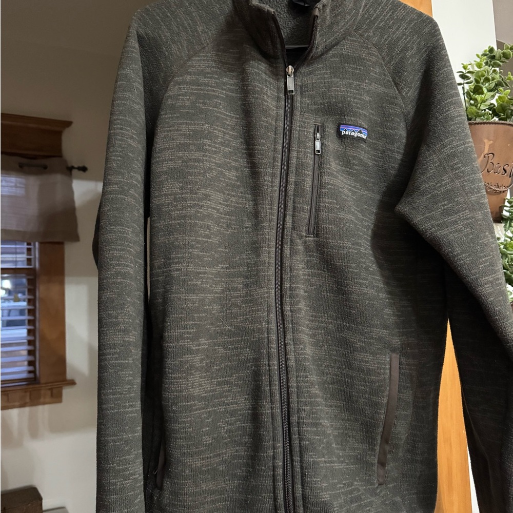 Patagonia Olive Green Fleece Jacket